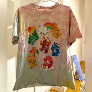 Care Bears Vintage Tie-Dye Oversized T-shirt - L